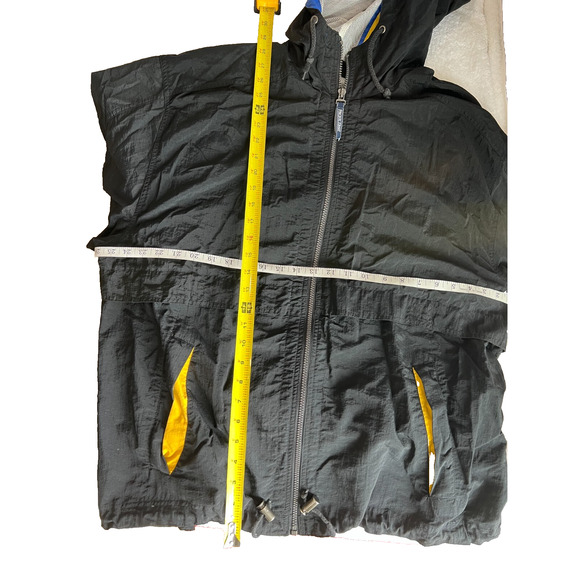 Vintage Pacific Trail Black Vented Bomber Jacket size L - Picture 4 of 6